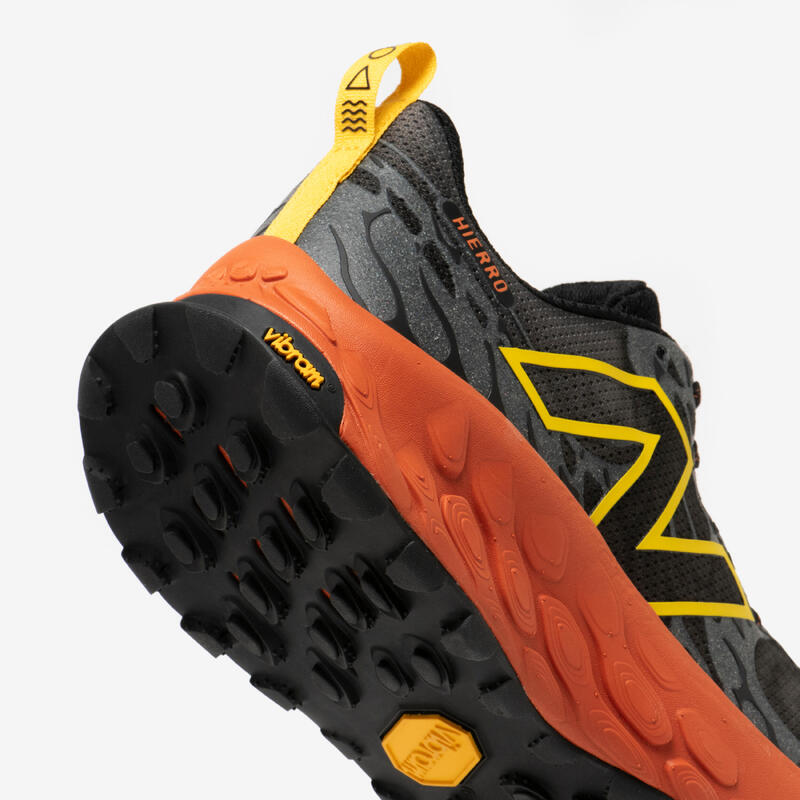 ÎNCĂLȚĂMINTE ALERGARE TRAIL FRESH FOAM X HIERRO V8 NEGRU-ROȘU BĂRBAȚI