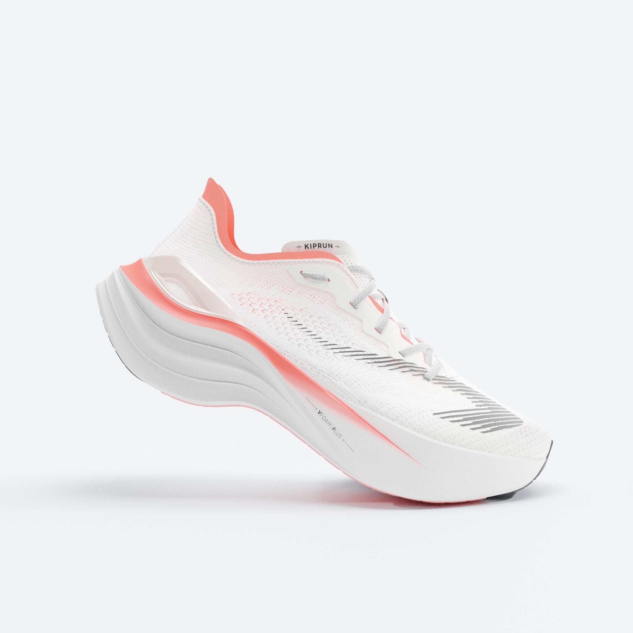 Kiprun - Chaussures Running Homme - Kiprun Kd900.2 Blanc Rose - Chaussures De Sport - Running Trail Athletisme - Blanc-rose-rouge - 43.5 - Decathlon