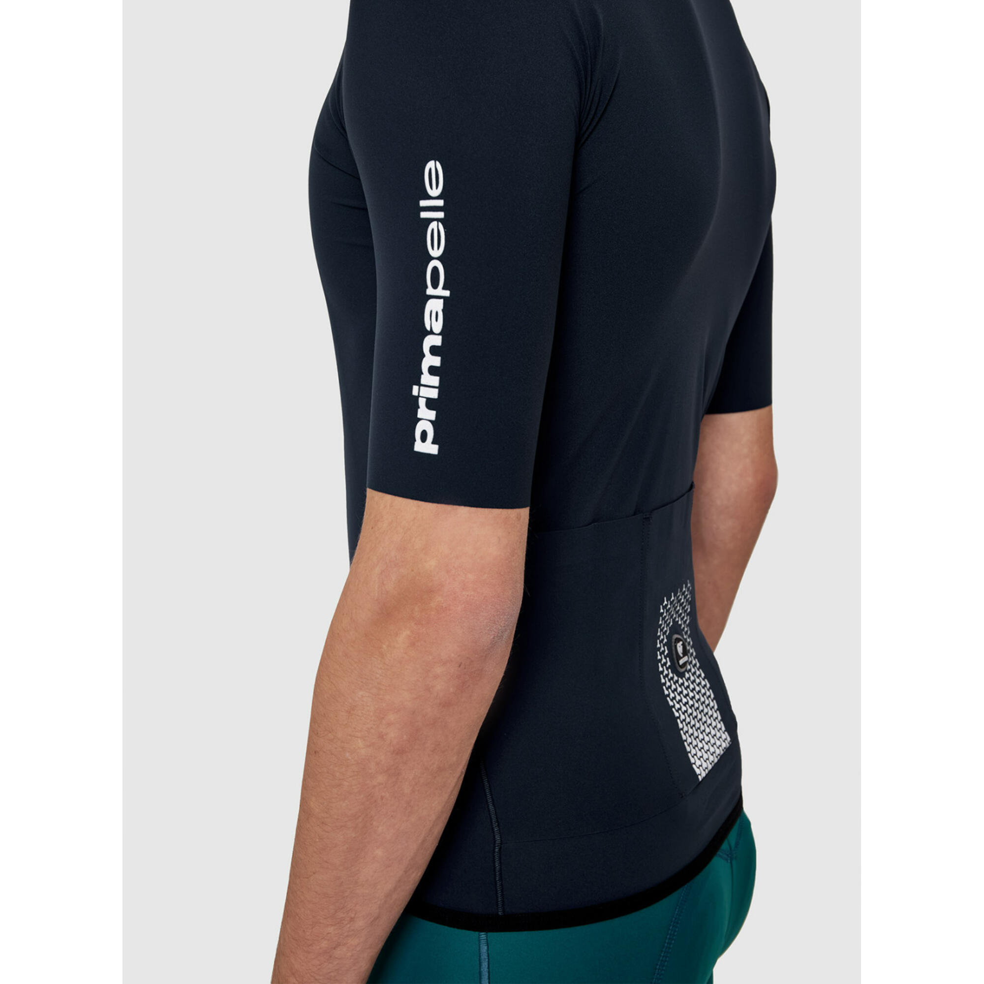 Maillot ciclismo manga corta Prima Pelle Pissei azul 3/7