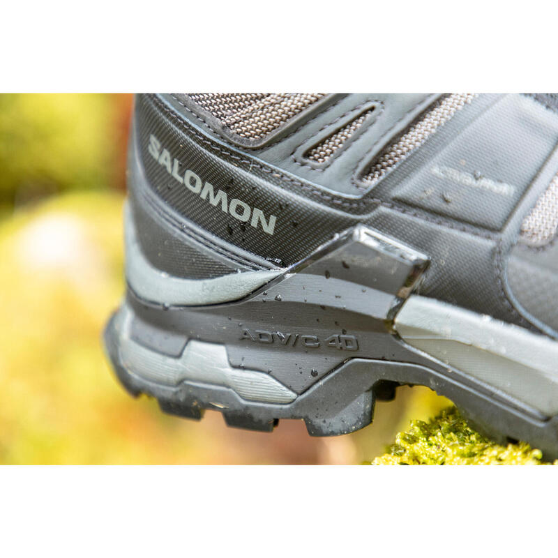 CHAUSSURES TREKKING CUIR IMPERMÉABLES - SALOMON QUEST 4 GTX - HOMME HAUTE