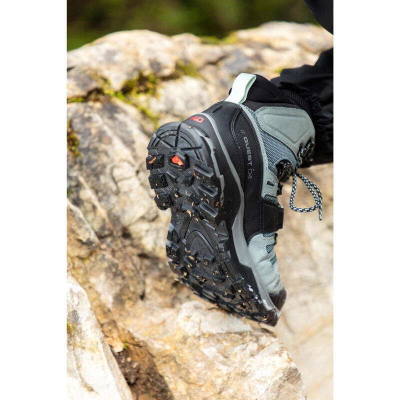 Bocanci Impermeabili Trekking GORE TEX SALOMON QUEST 4 GTX Albastru Damă 