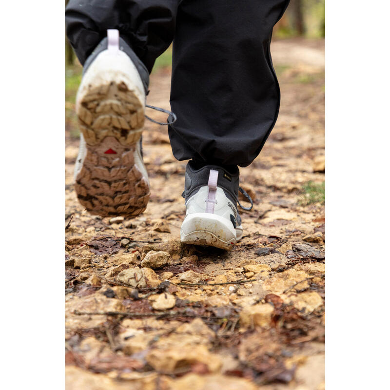 Chaussures imperméables de randonnée - salomon elixir activ mid gtx - femme