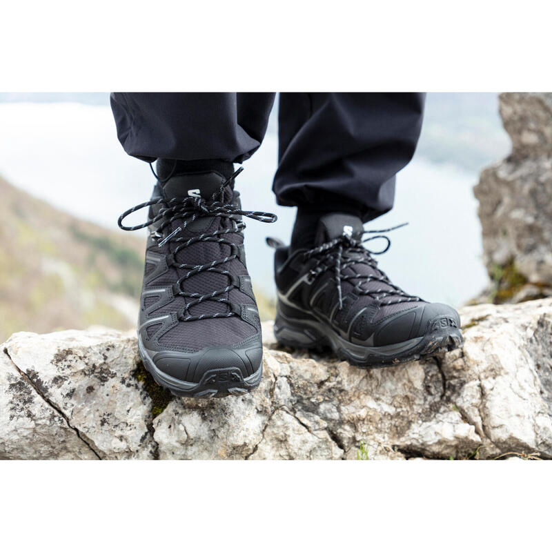 Scarpe trekking uomo X-ULTRA PIONEER 2 MID GTX impermeabili nere