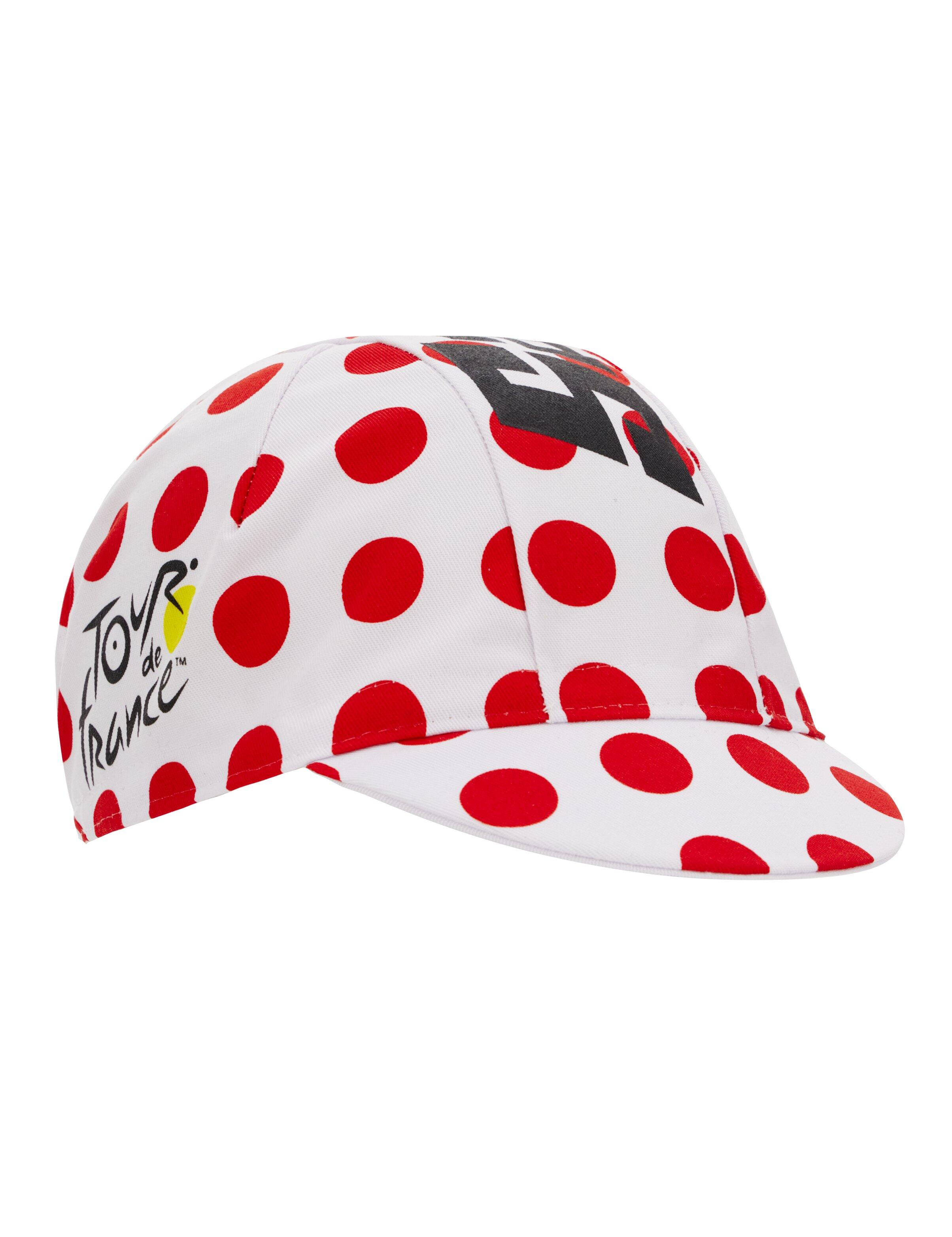SANTINI Cappellino ufficiale Tour De France Santini Pois Leader GPM pois