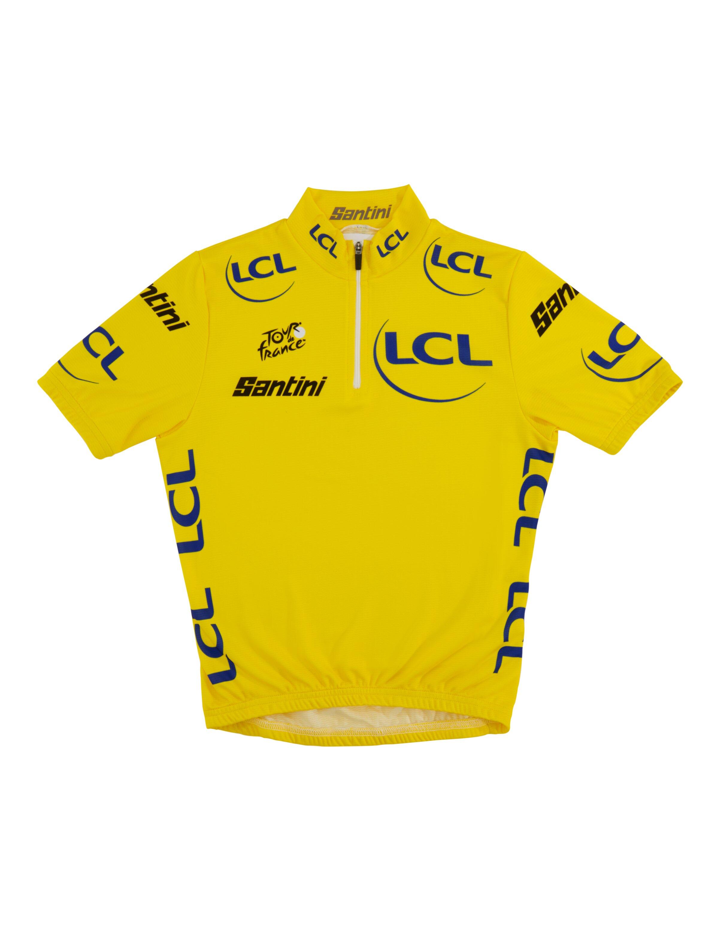 SANTINI Maglia Gialla Santini Ciclismo Tour de France Bambino Junior