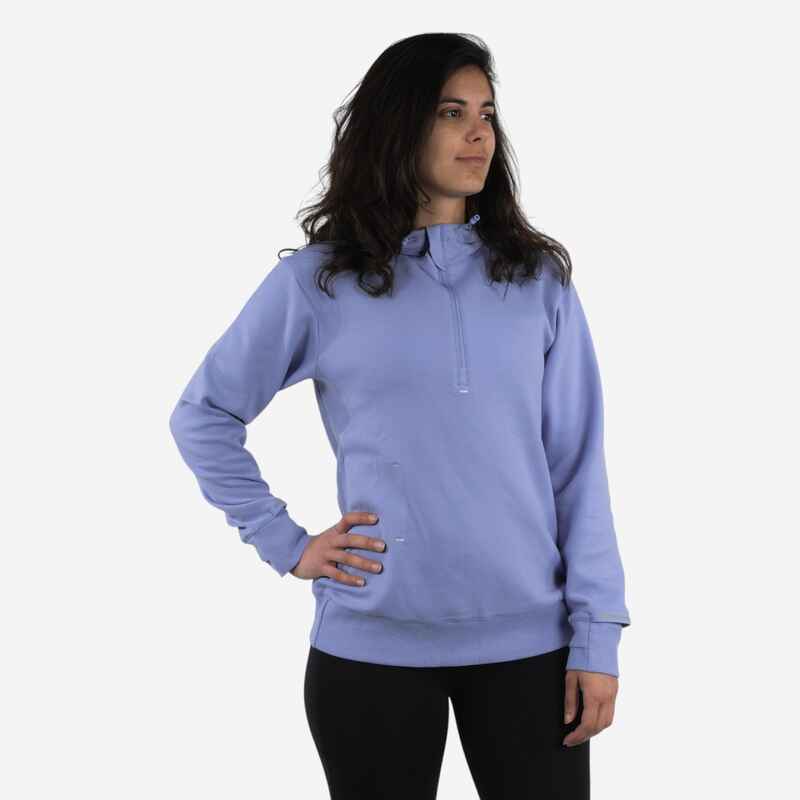 Decathlon Sweatshirt Warm Damen Zip Warm Women's Long-sleeved
