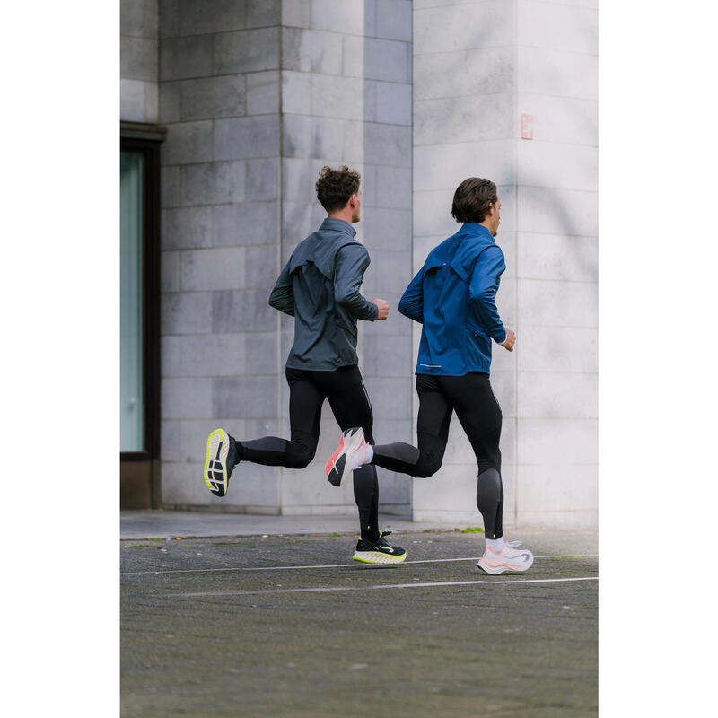 Erkek Uzun Kollu Koşu Ceketi - Yeşil - Kiprun Run 900 Warm Regul
