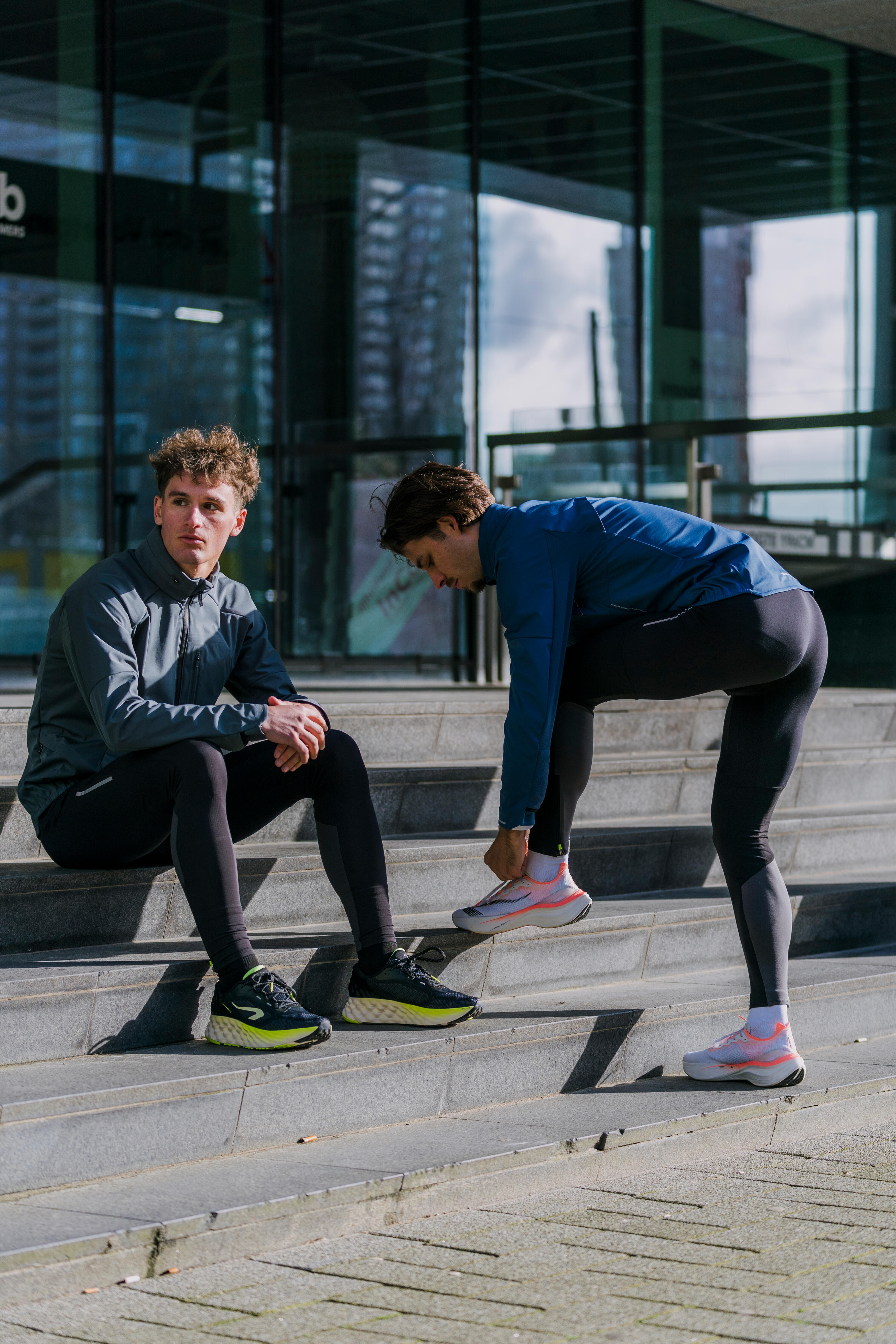 Giacca running uomo RUN 900 WARM verde 13/13