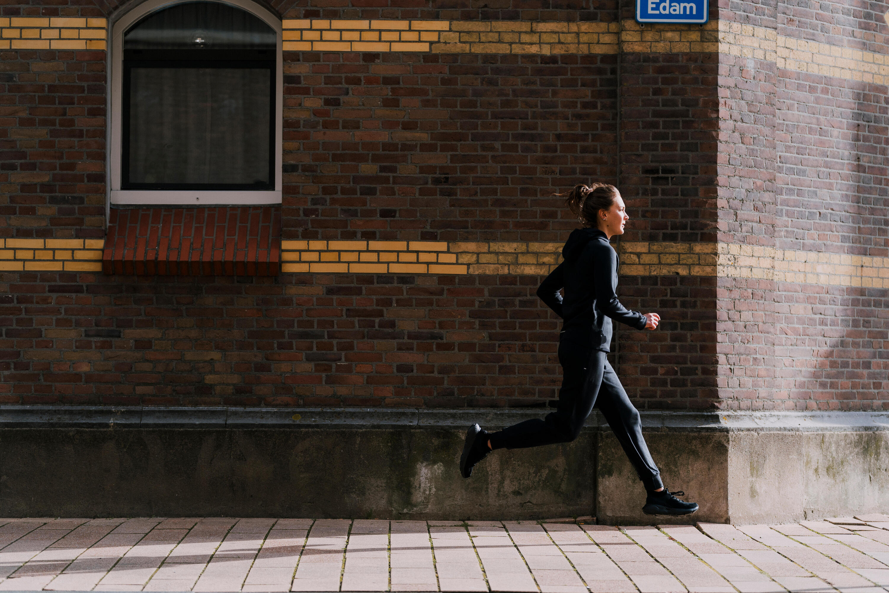 Pantalon de course chaud femme Run 500 7/8