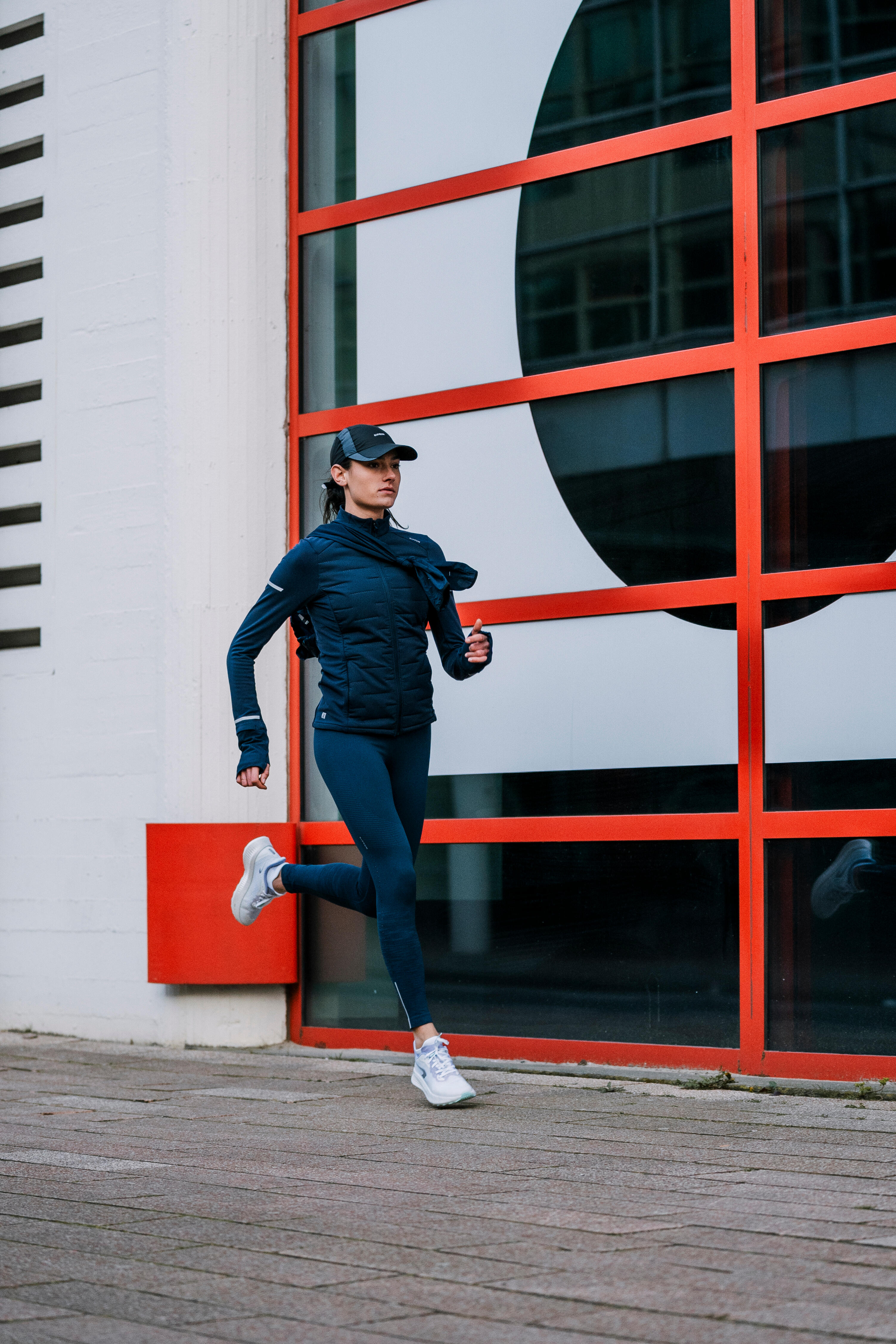 Blue running leggings clearance