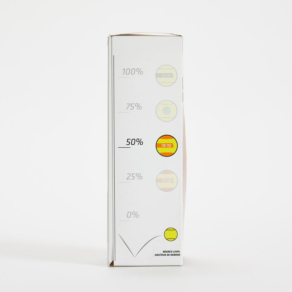 كرات تنس TB110 x 3 - برتقالي