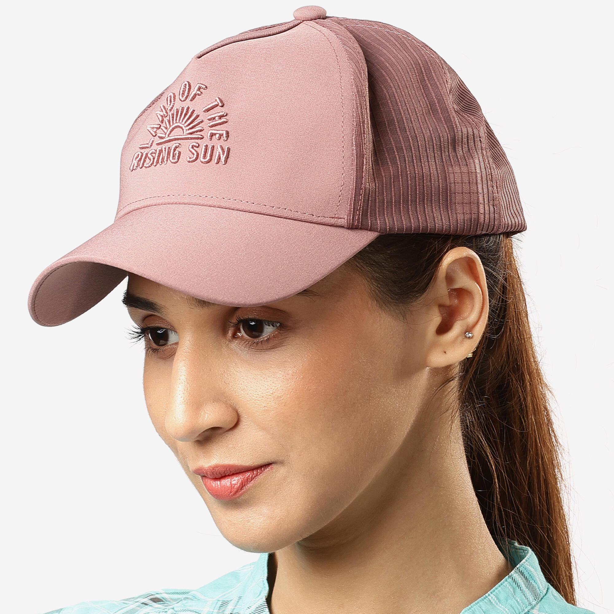 Hiking cap, TRUCKER 500 - Pink/Taupe