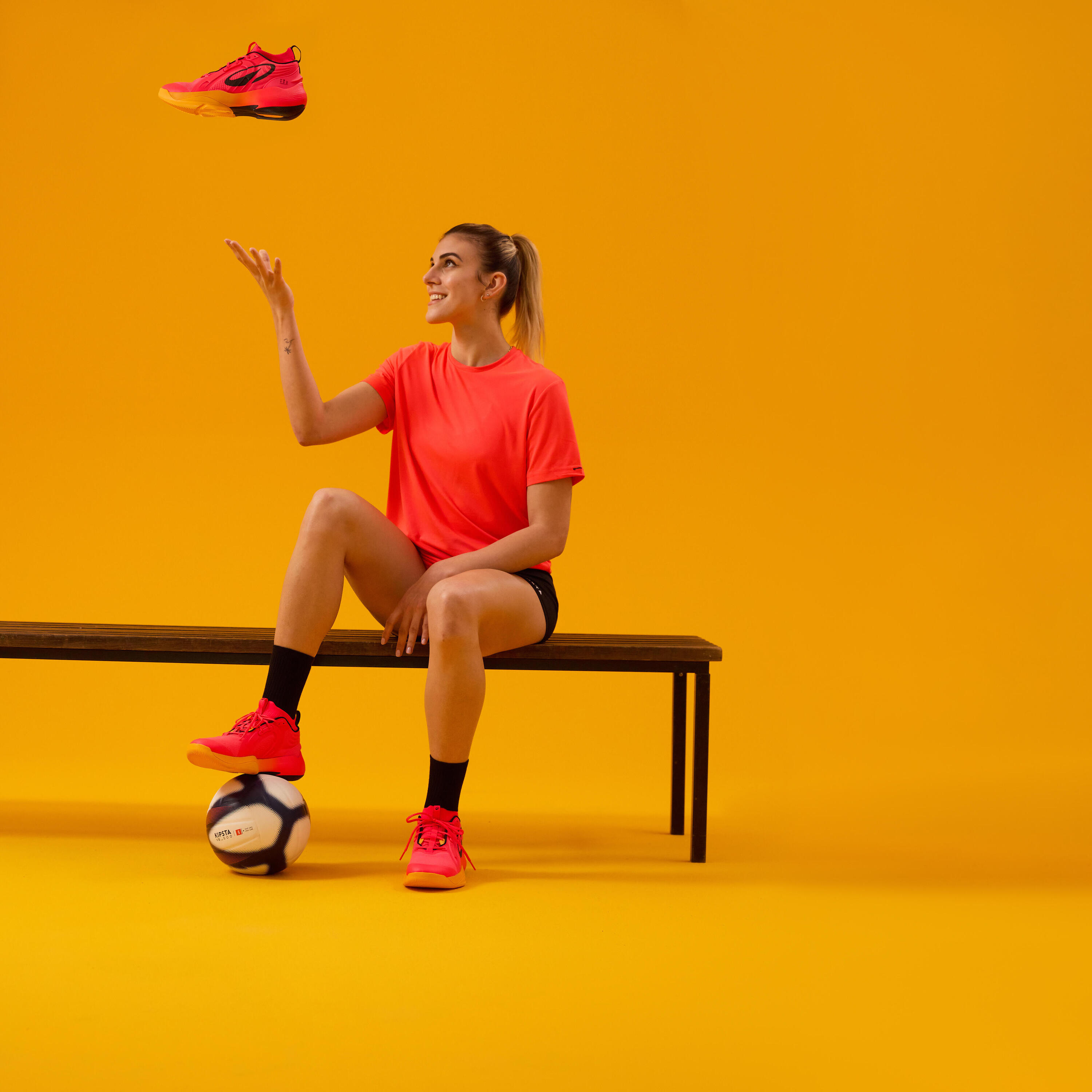 Scarpe pallavolo adulto VB 900 STABILITY rosse Alessia Orro 36/74