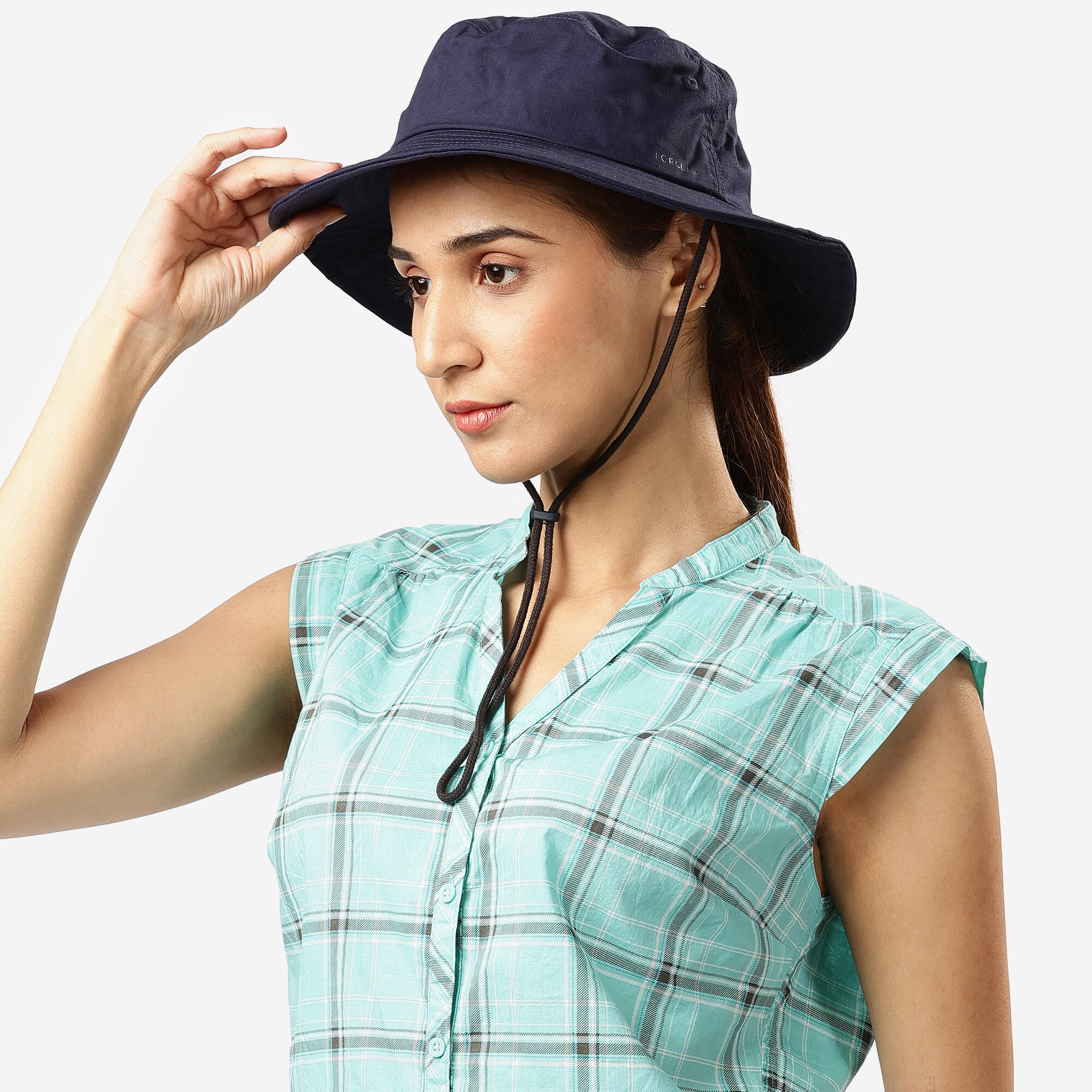 Trekking Hat 100 Navy Blue