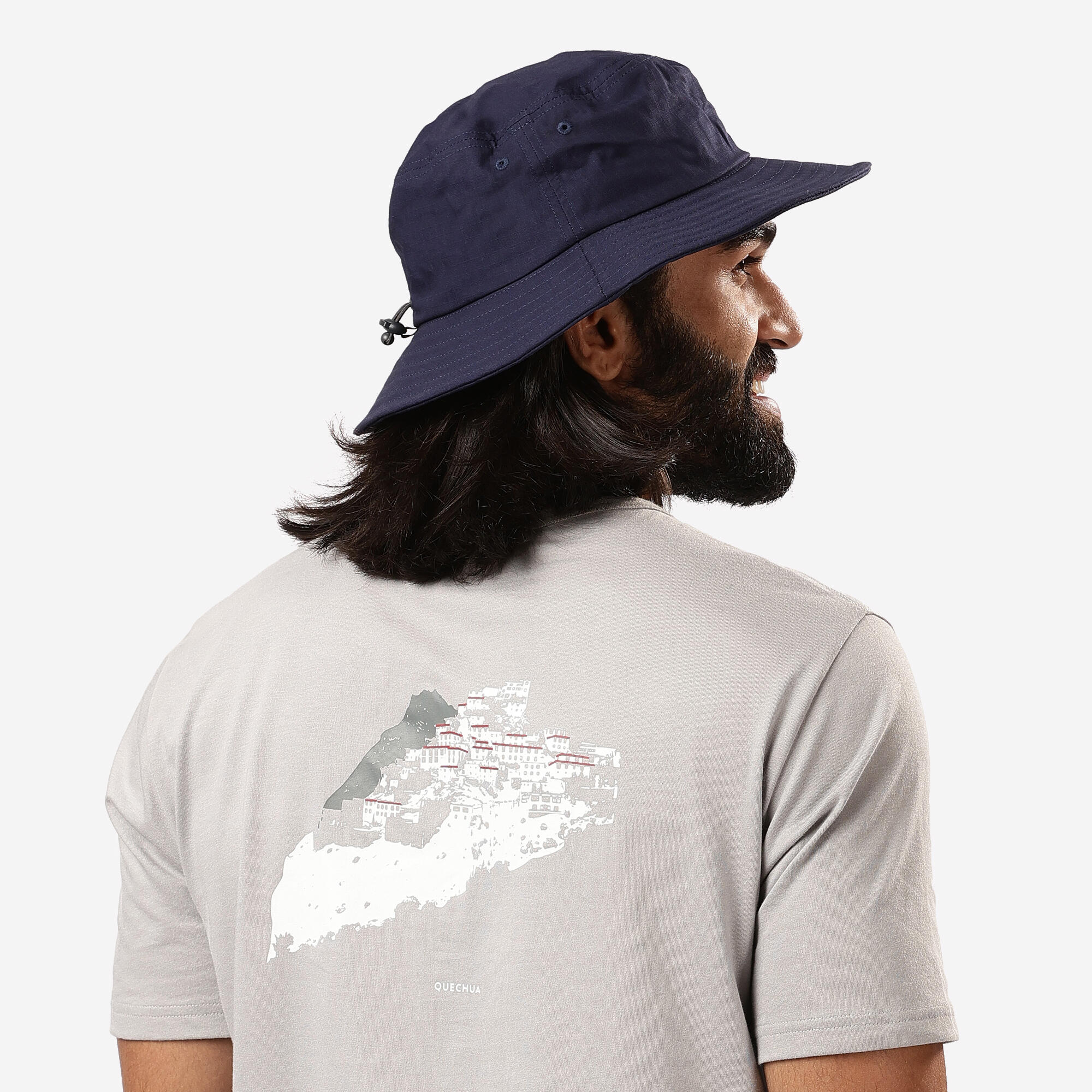 Hiking hat - HIKE 100 - Blue 6/8
