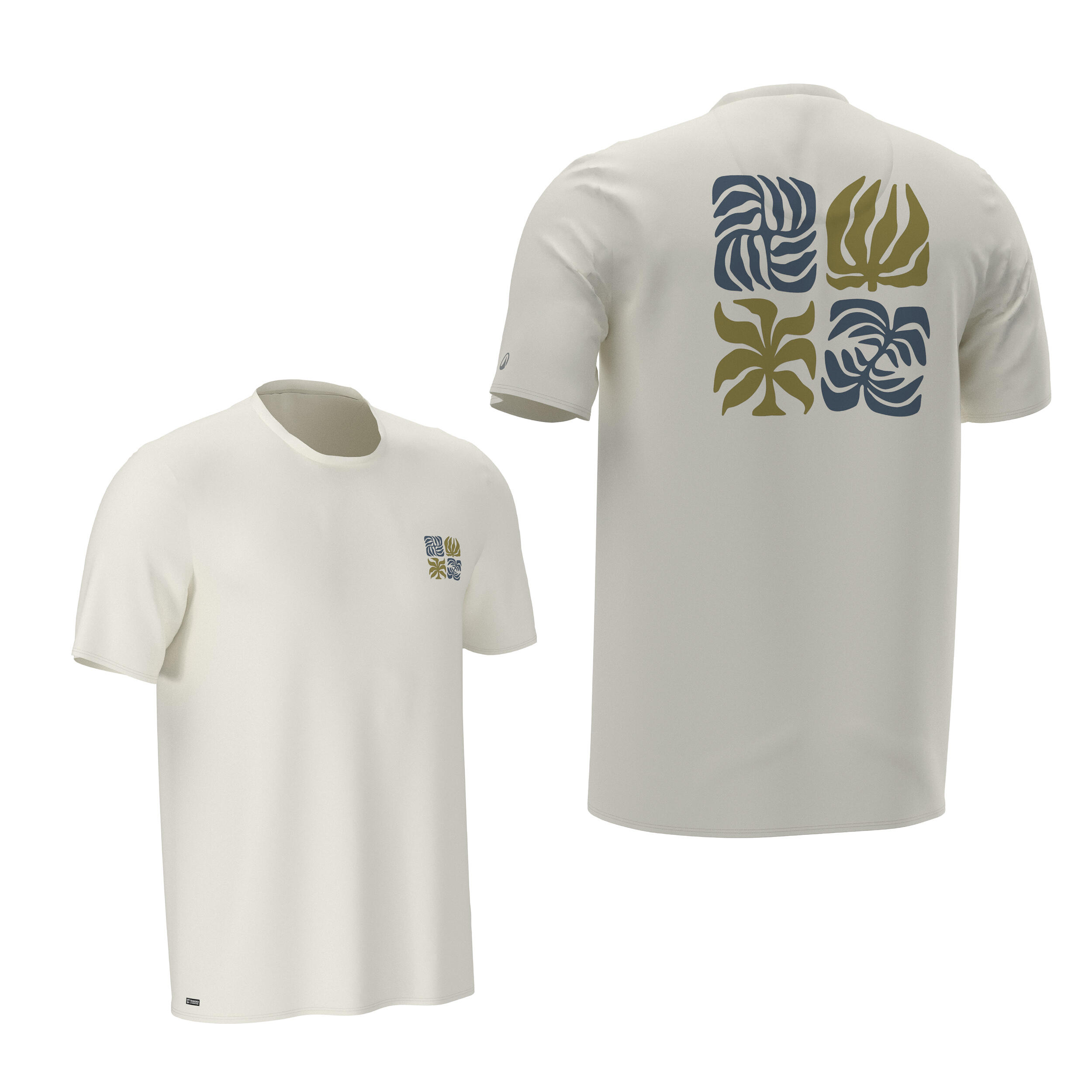 Men's Short-Sleeved UPF50+ Surfing Rash Guard - OLAIAN