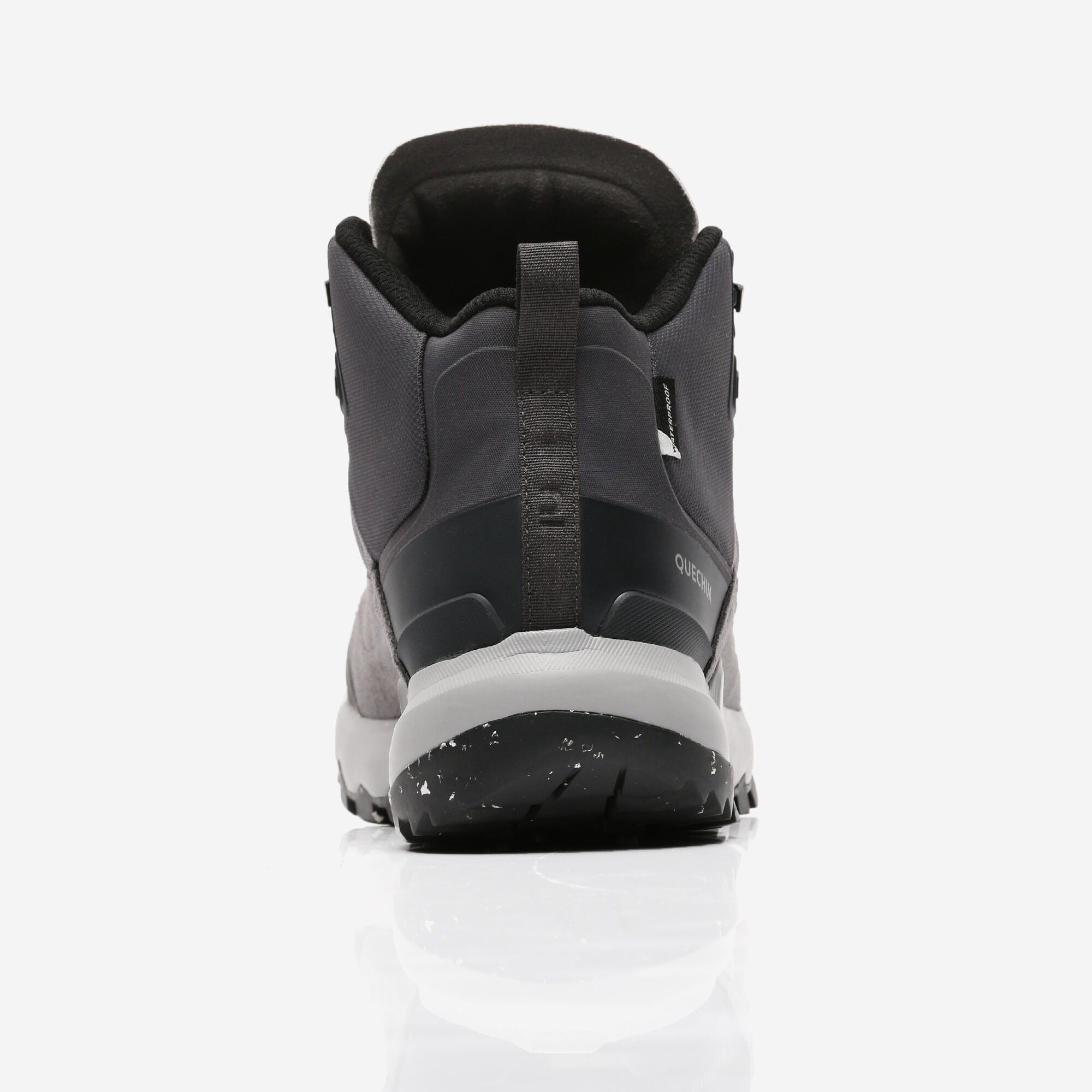 Scarpe trekking uomo MH500 MID impermeabili grigie 11/14