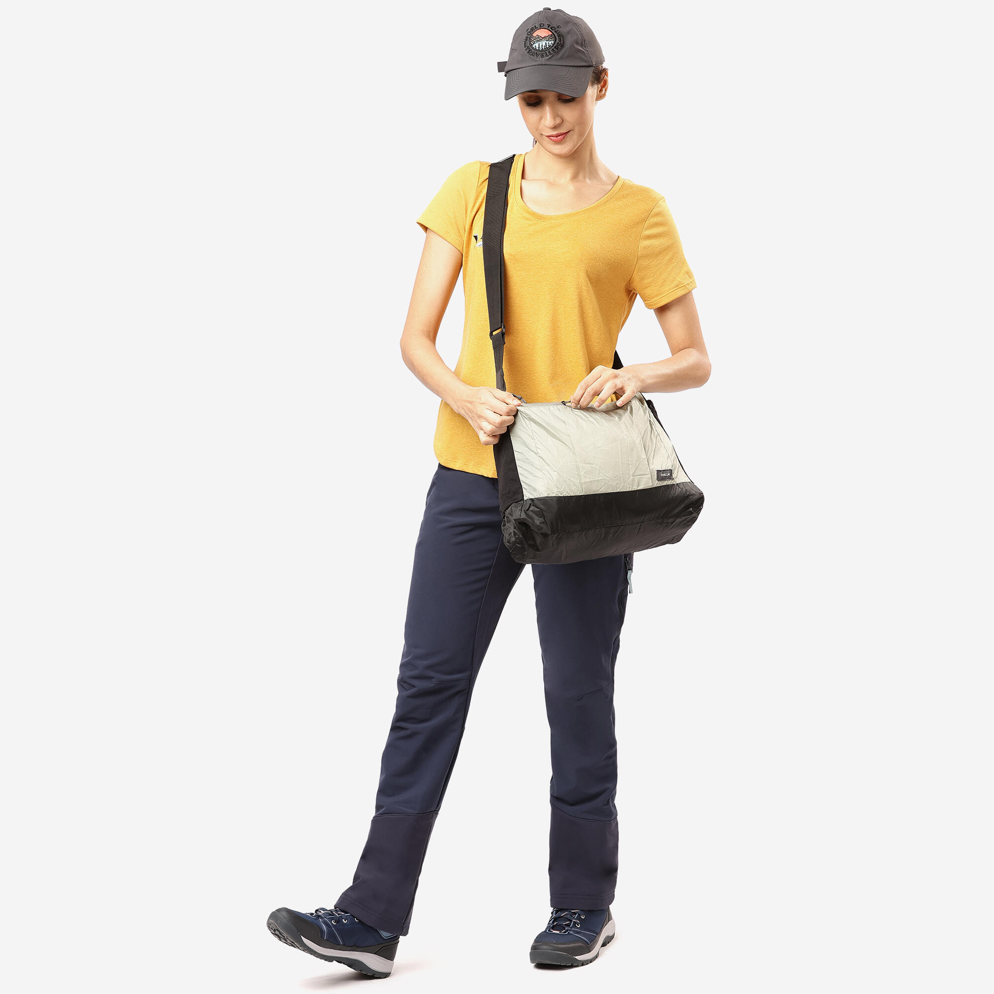 Compact Messenger Bag - TRAVEL 15L - Sage Green