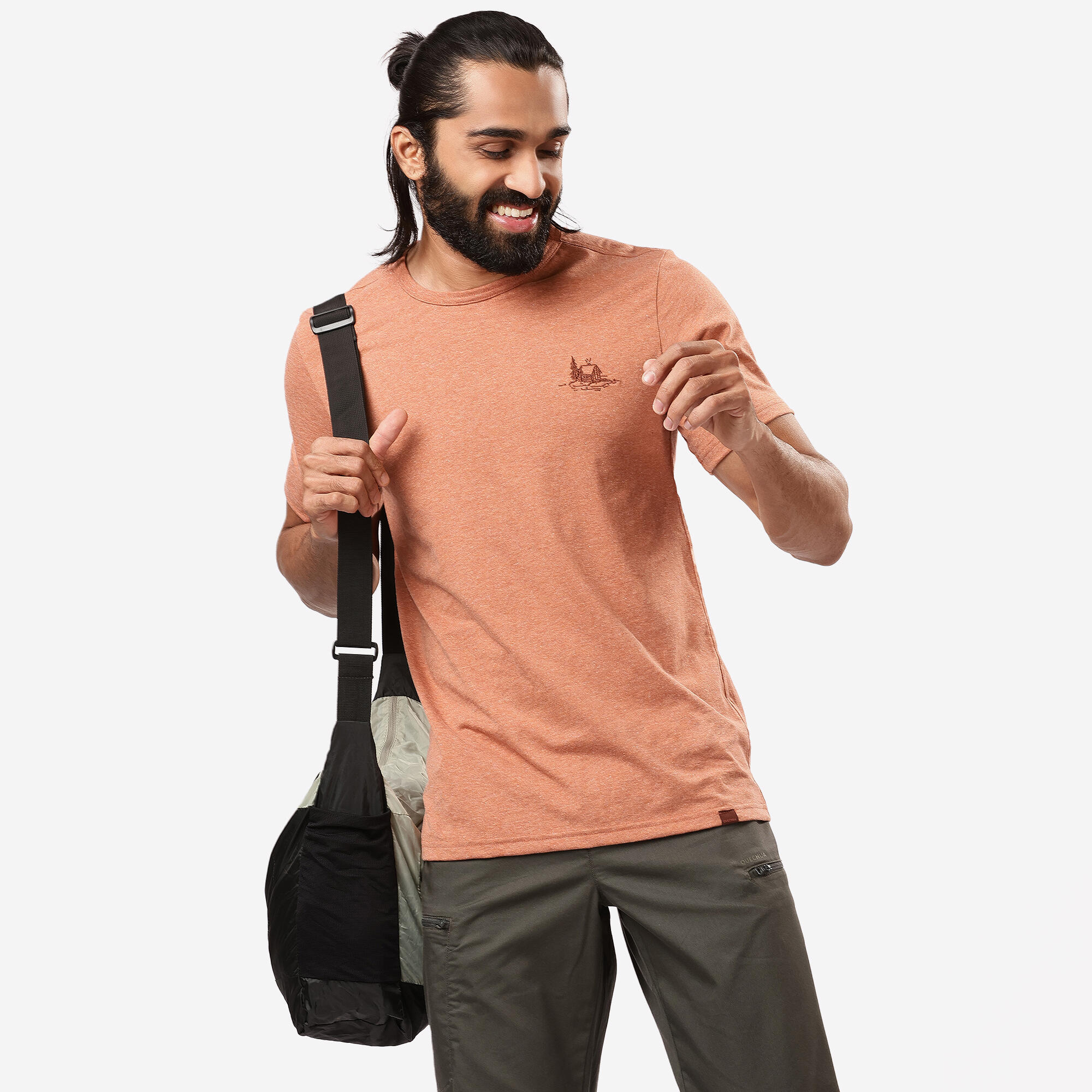 Compact Messenger Bag - TRAVEL 15L - Sage Green