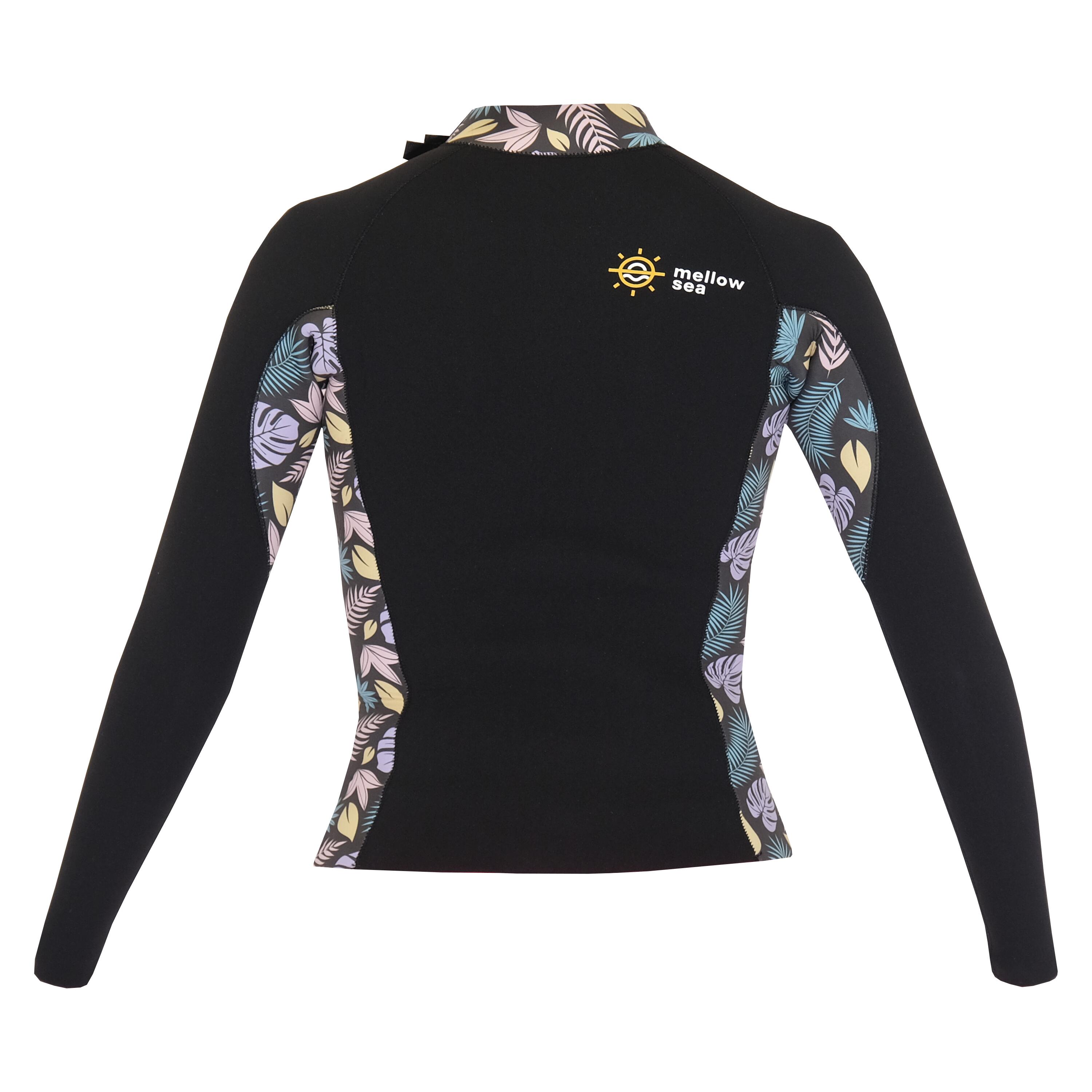 Neoprenjacke 3 mm Wasserwandern - Mellow Sea Floral 10/11