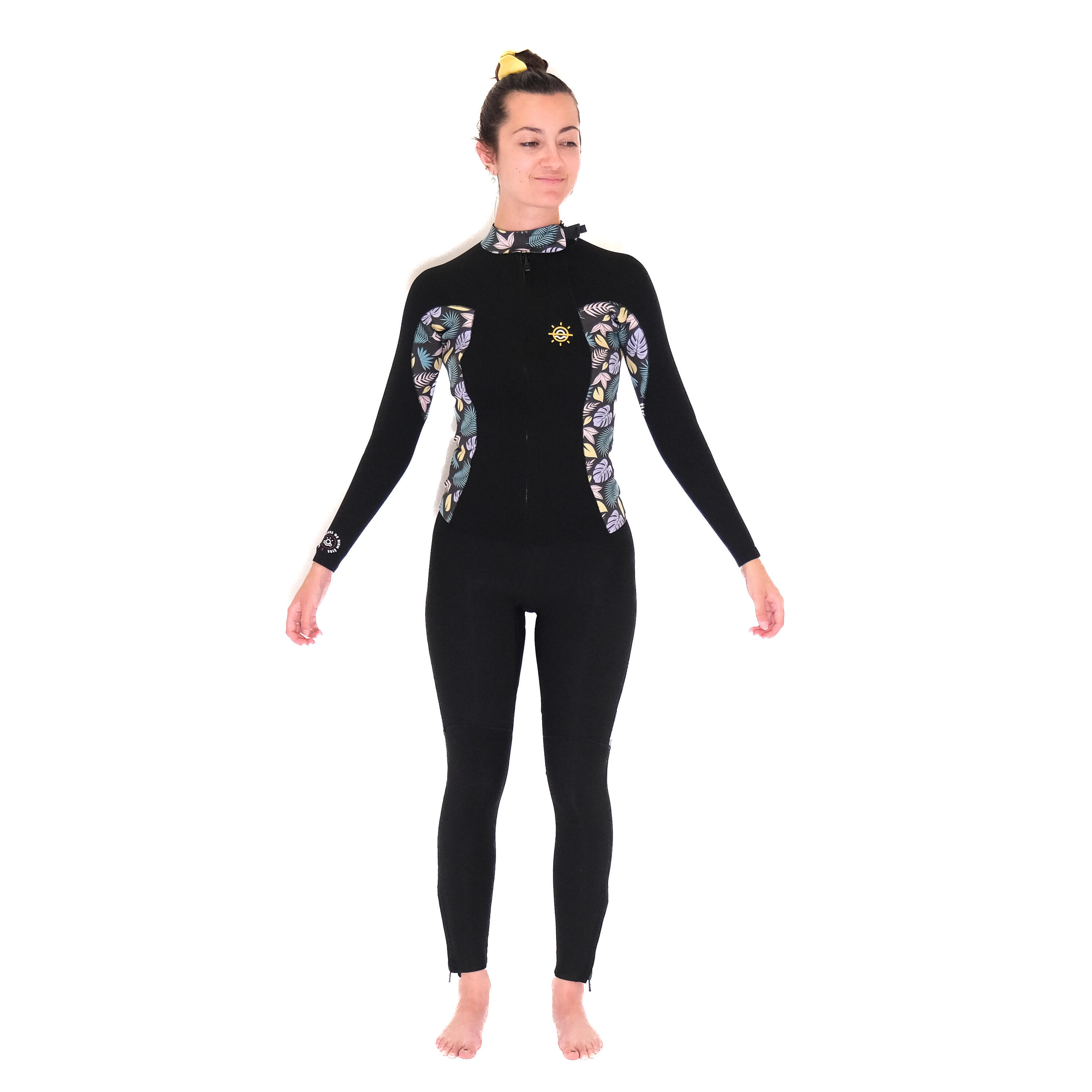 Neoprenjacke 3 mm Wasserwandern - Mellow Sea Floral 7/11