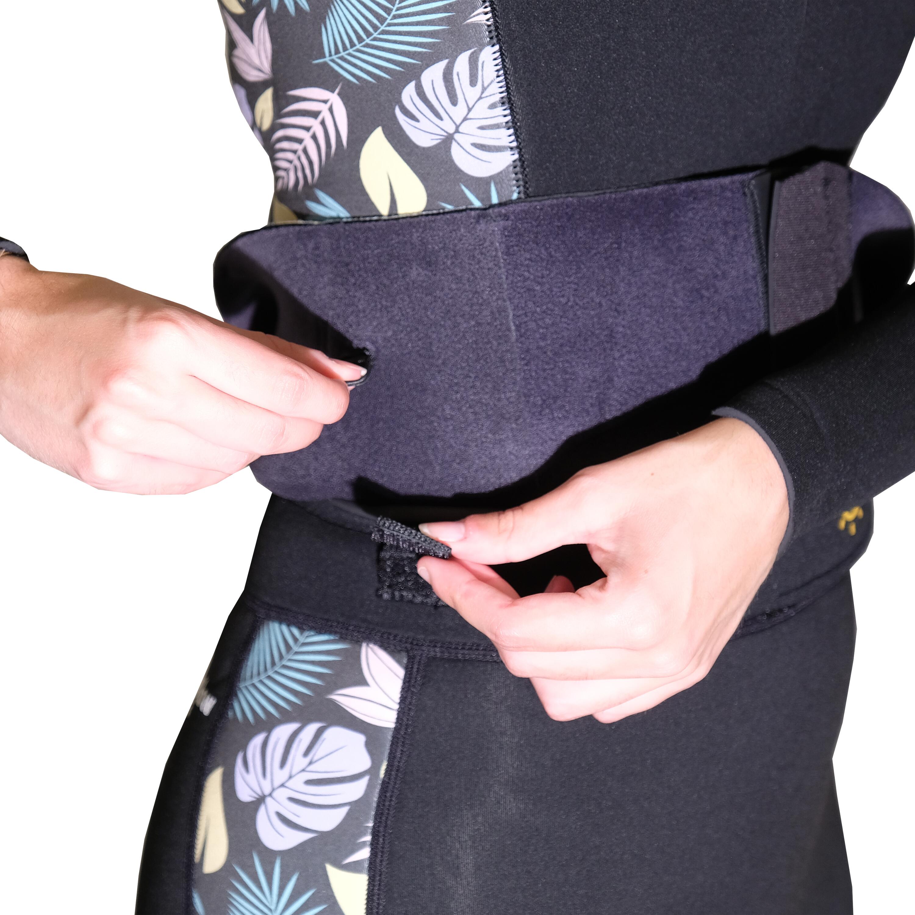 Neoprenjacke 3 mm Wasserwandern - Mellow Sea Floral 5/11