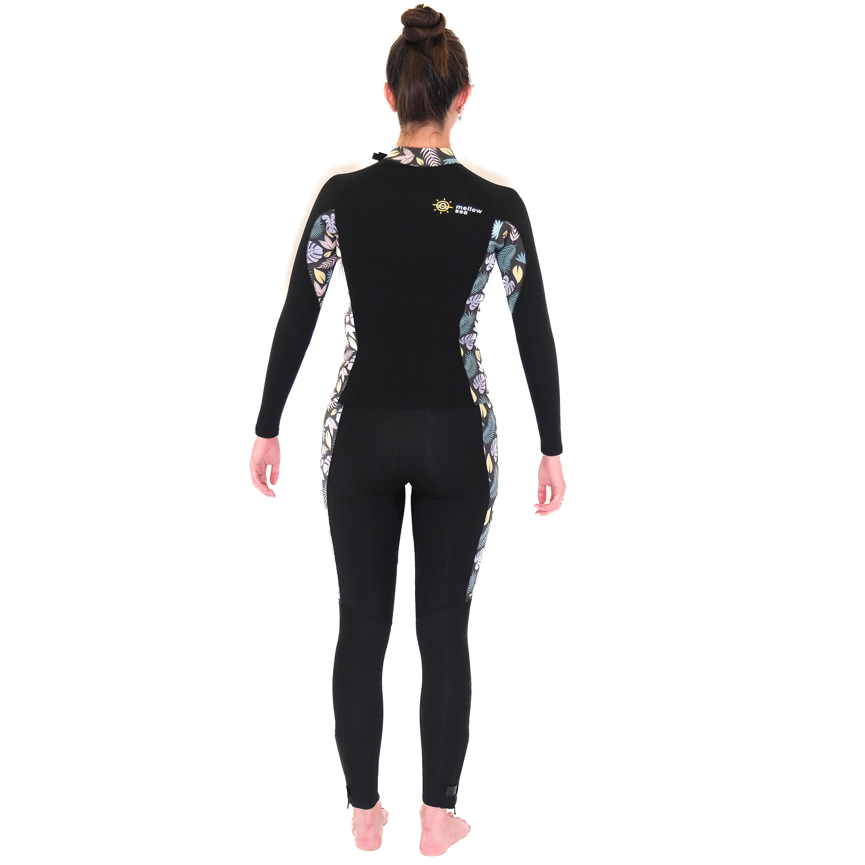 Neoprenjacke 3 mm Wasserwandern - Mellow Sea Floral 8/11
