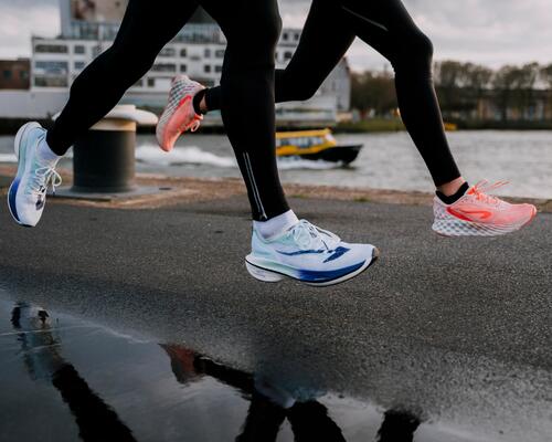 Courir sous la pluie