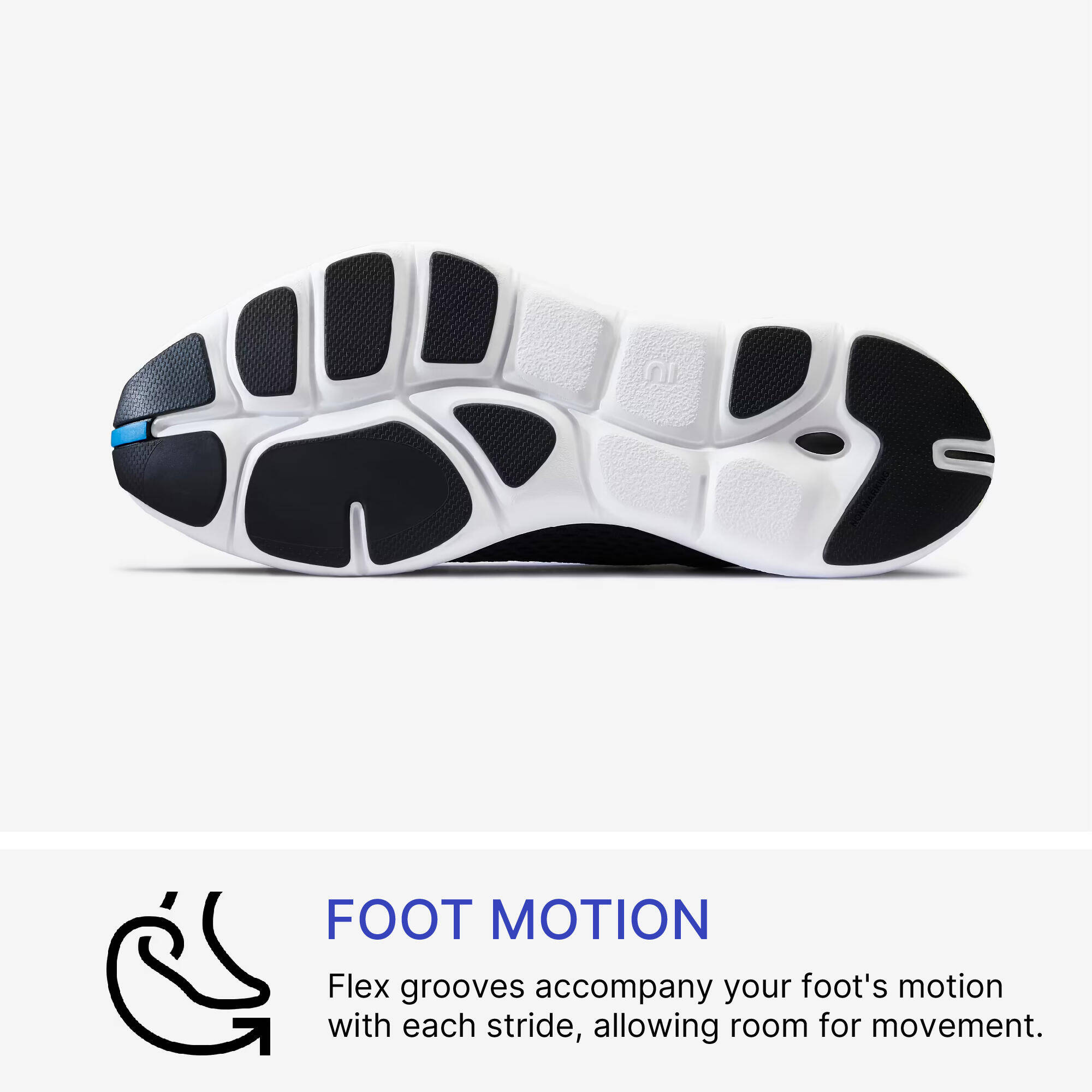 Men Running Shoe, Cushioned Foam Sole and Breathable JOGFLOW 500.1 - Black -  5