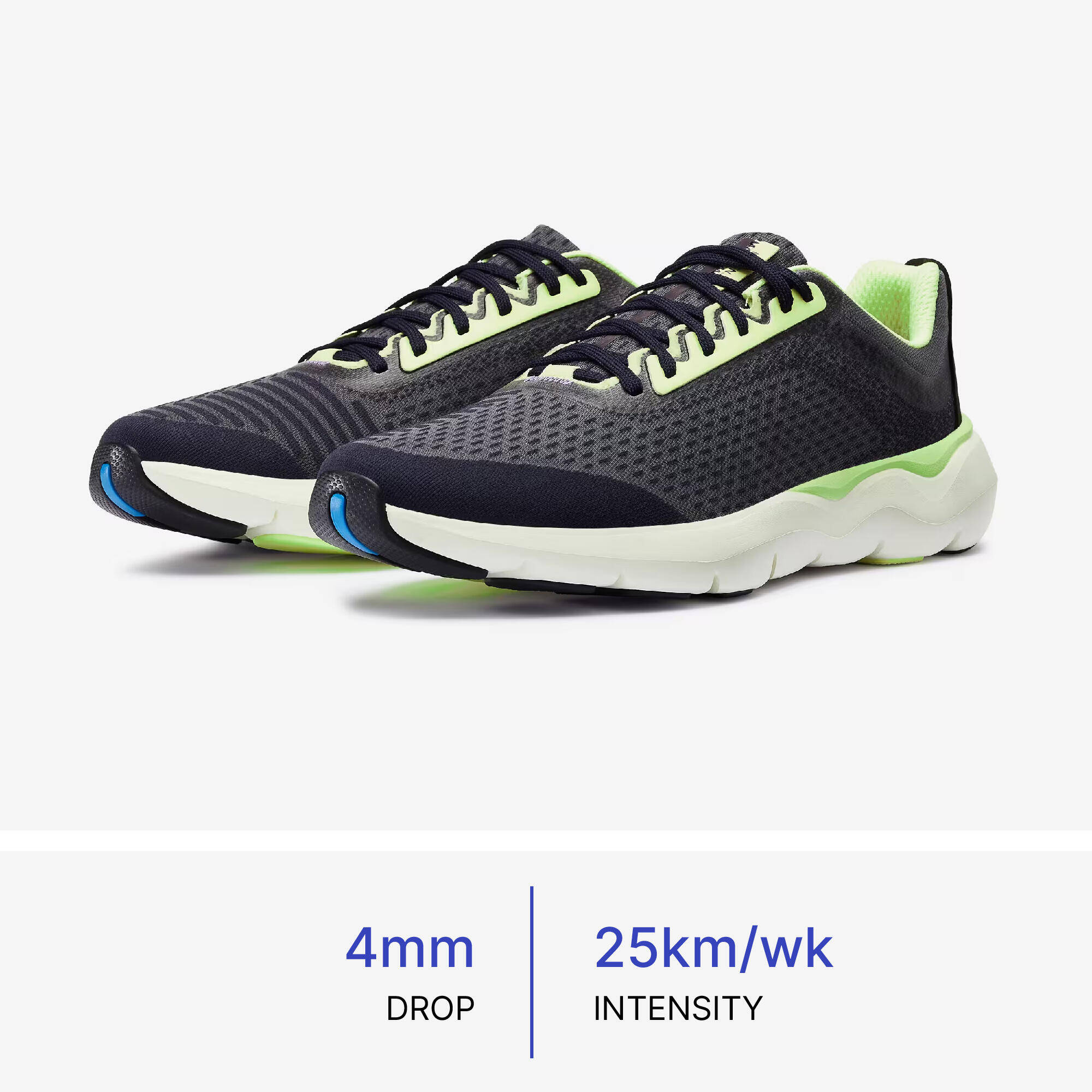 Men Running Shoe, Cushioned Foam Sole and Breathable JOGFLOW 500.1- Asphalt Blue