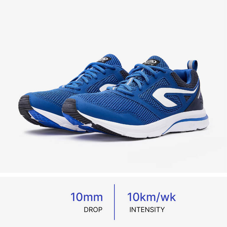 RUN ACTIVE Lightweight Cushioned Men Running Shoes max 10 km/wk - Blue
