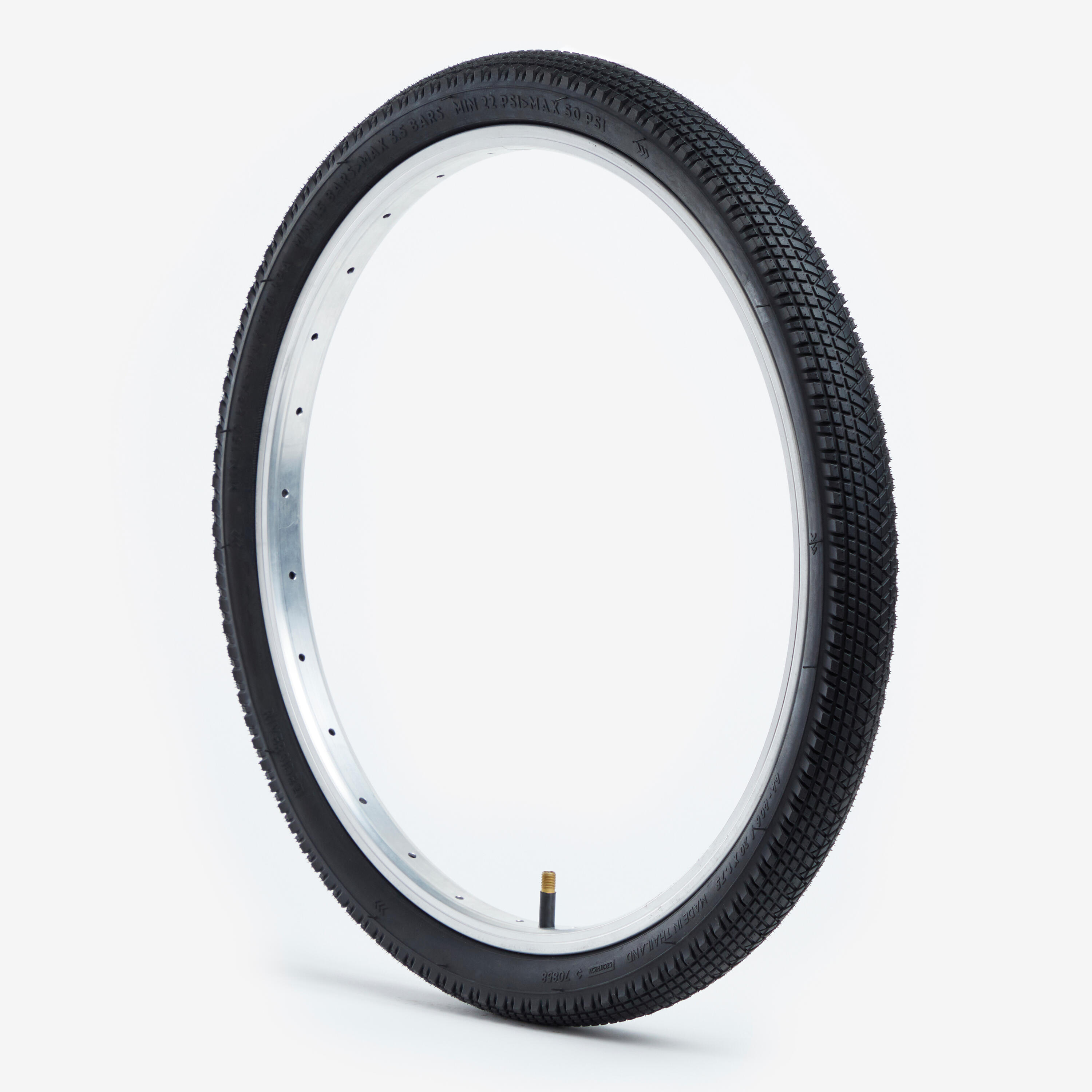 Pneu de vélo hybride à tringles rigides 20 po x 1,75 4/4