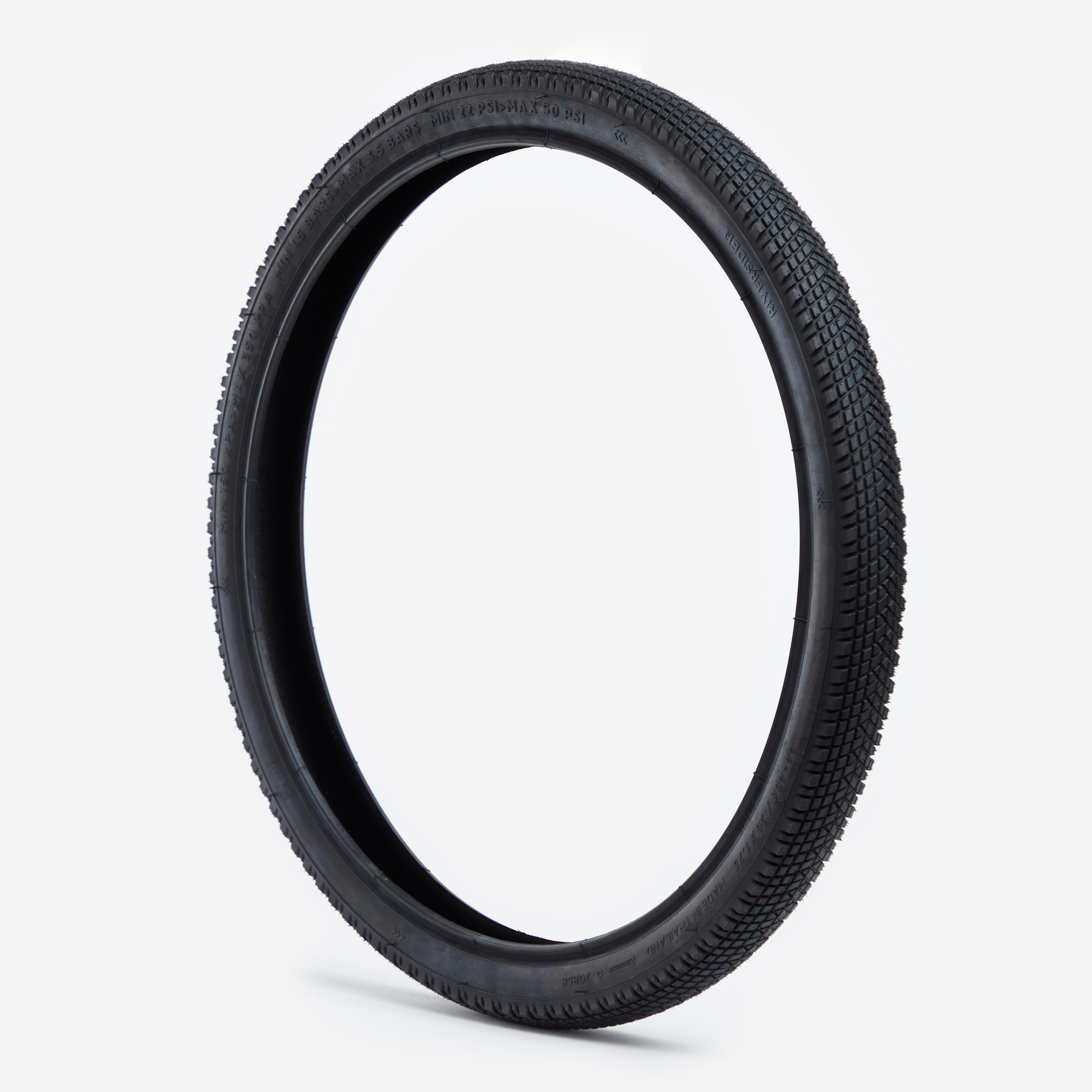 20x1.75 ETRTO 44 406 Stiff Bead Hybrid Bike Tyre