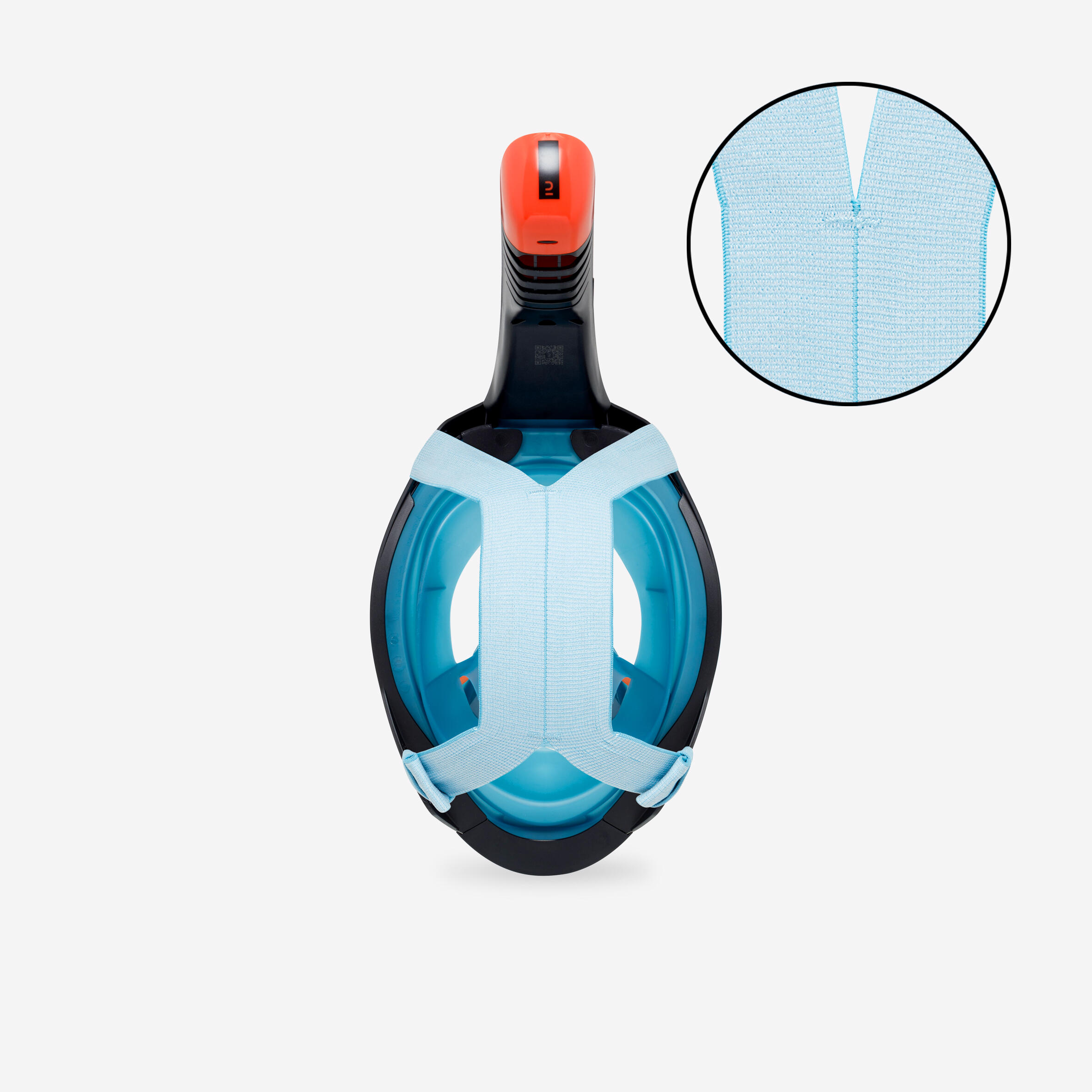 Underwater snorkelling mask Easybreath 900 - Blue 24