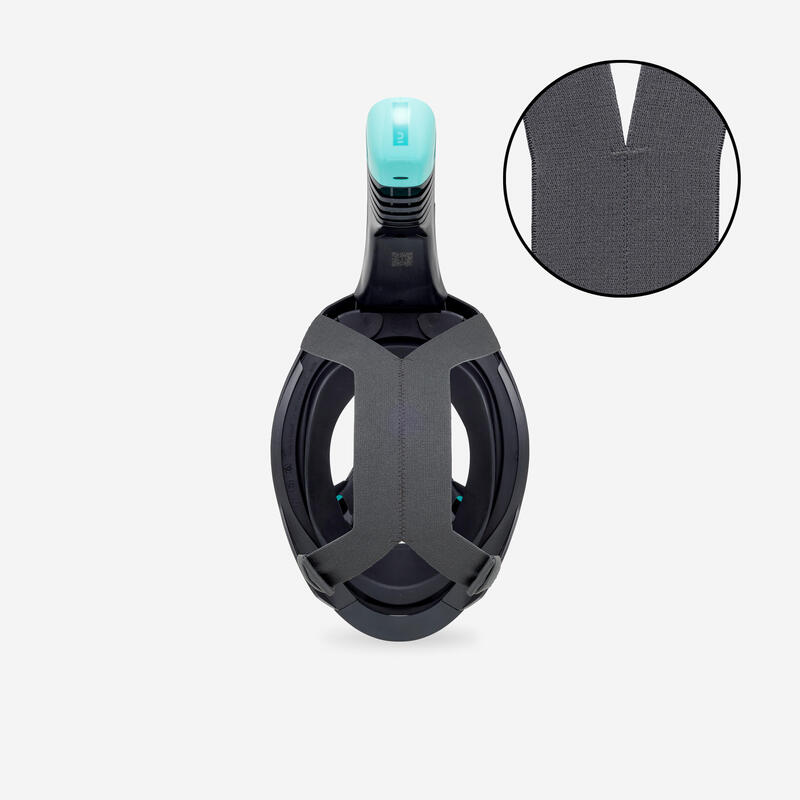 Easybreath 900 Yetişkin Su Altı Keşif Maskesi - Siyah