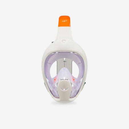 Маска дитяча Easybreath для снорклінгу (6-10 років/розмір XS) з сумкою фіолетова