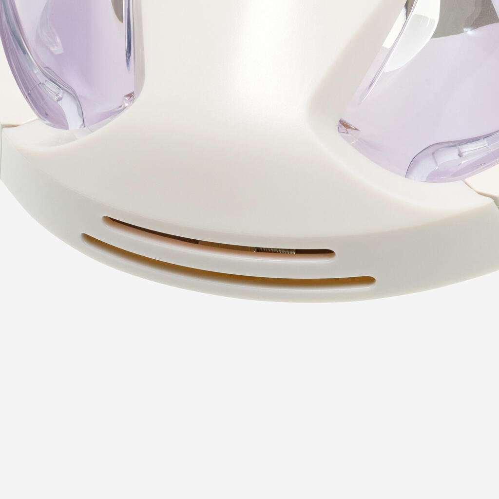Kids’ Easybreath surface mask XS (ages 6-10) - WITH BAG - Beige and Orange