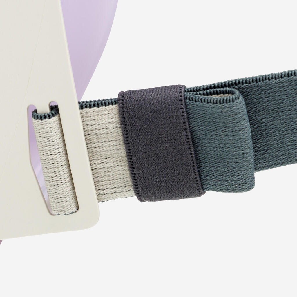 Παιδική μάσκα Easybreath Surface XS (6-10 ετών) - ΜΕ ΤΣΑΝΤΑ - Μπεζ/Πορτοκαλί