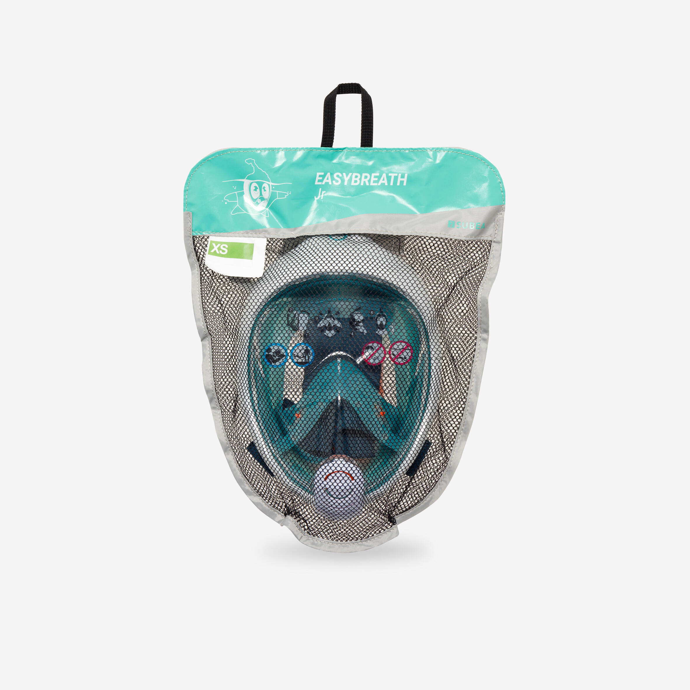 Kids' EasyBreath Mask XS (6-10 years) - 500 - SUBEA