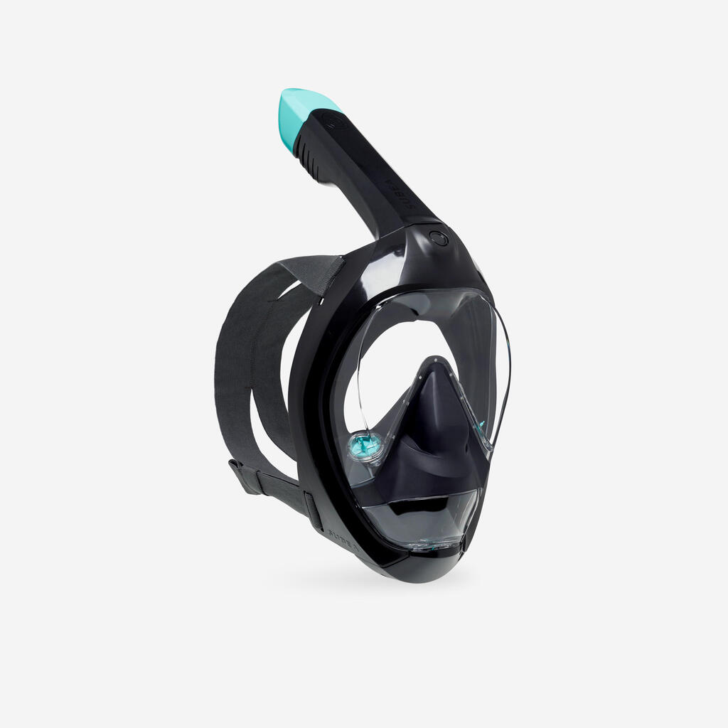 Masque snorkeling immersion Easybreath 900 > 10 ans - Noir 24