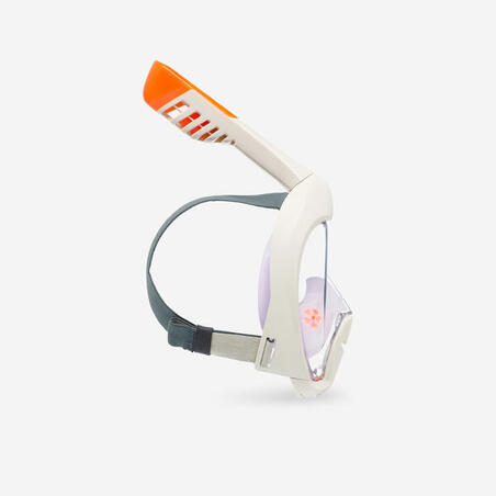 Маска дитяча Easybreath для снорклінгу (6-10 років/розмір XS) з сумкою фіолетова