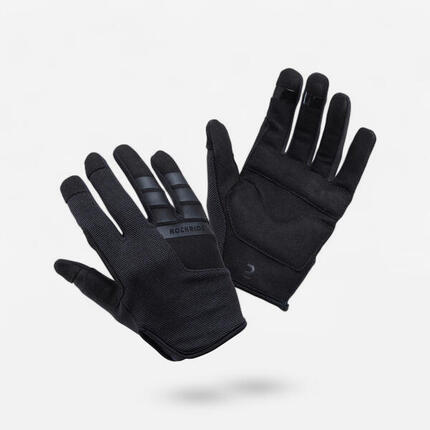 GANTS LONGS ETE VÉLO ENFANT NOIR 8-14 ANS