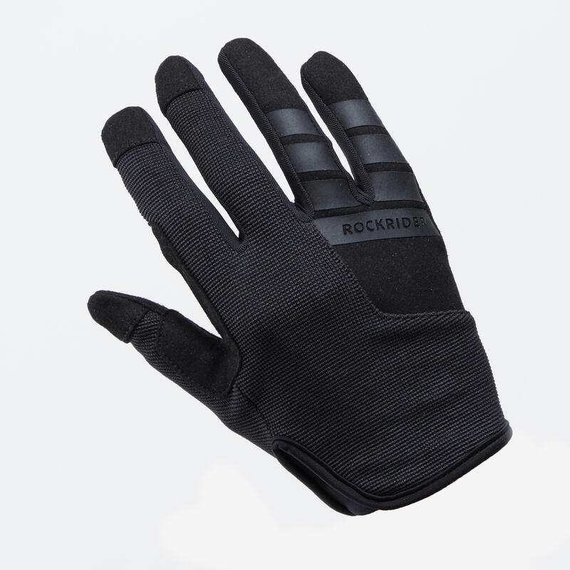 GANTS LONGS ETE VÉLO ENFANT NOIR 8-14 ANS