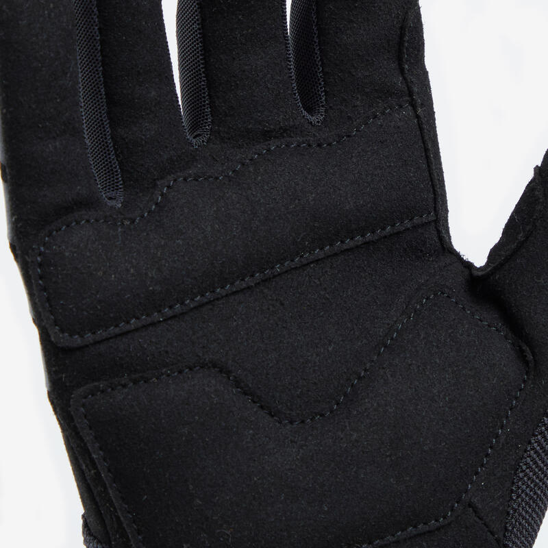 GANTS LONGS ETE VÉLO ENFANT NOIR 8-14 ANS