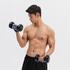 2 kg PVC Dumbbell Set Hex Shaped with 2 Years Warranty, Navy Blue - Set of 2