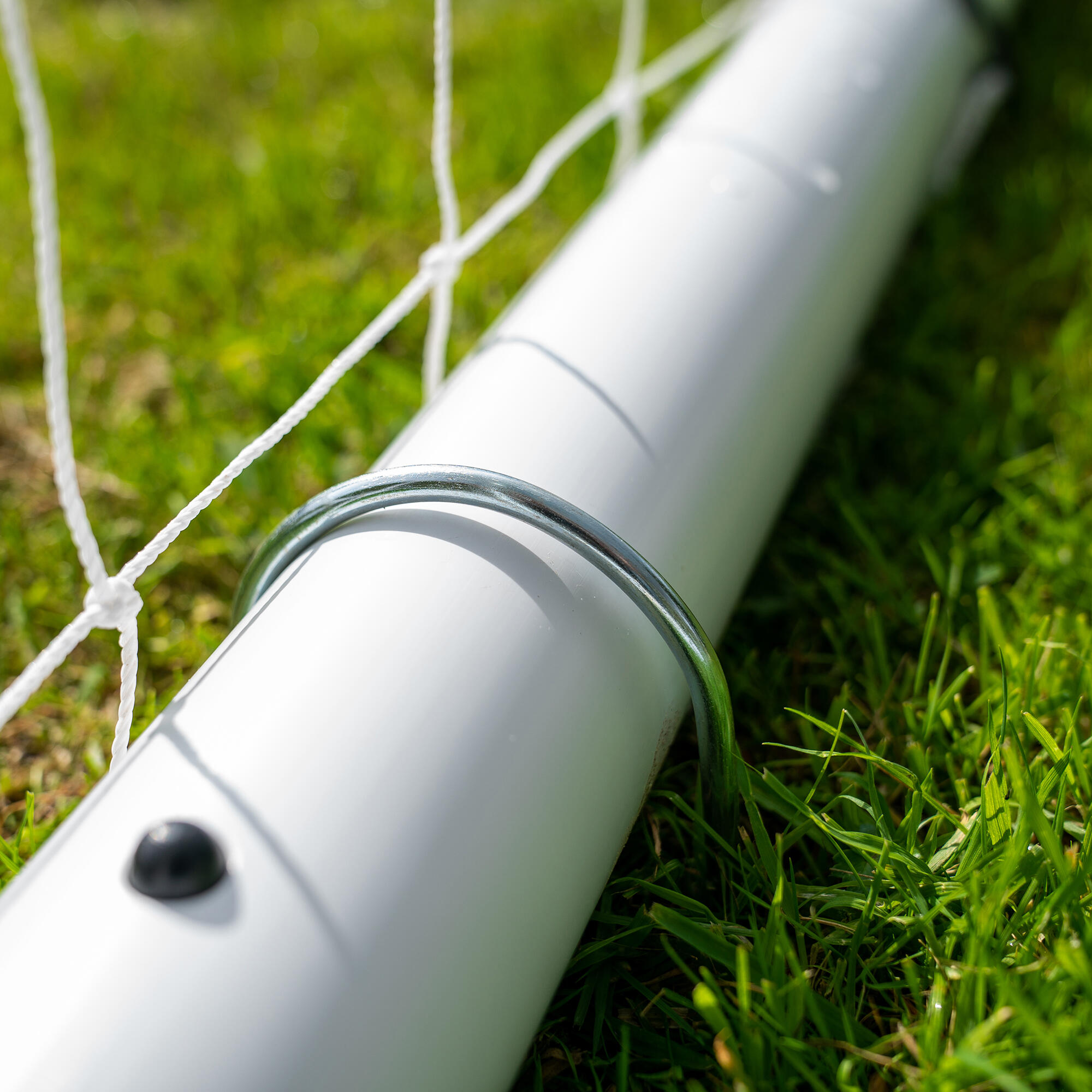 12ft x 6ft Football Goal By Football Flick In White 8/9