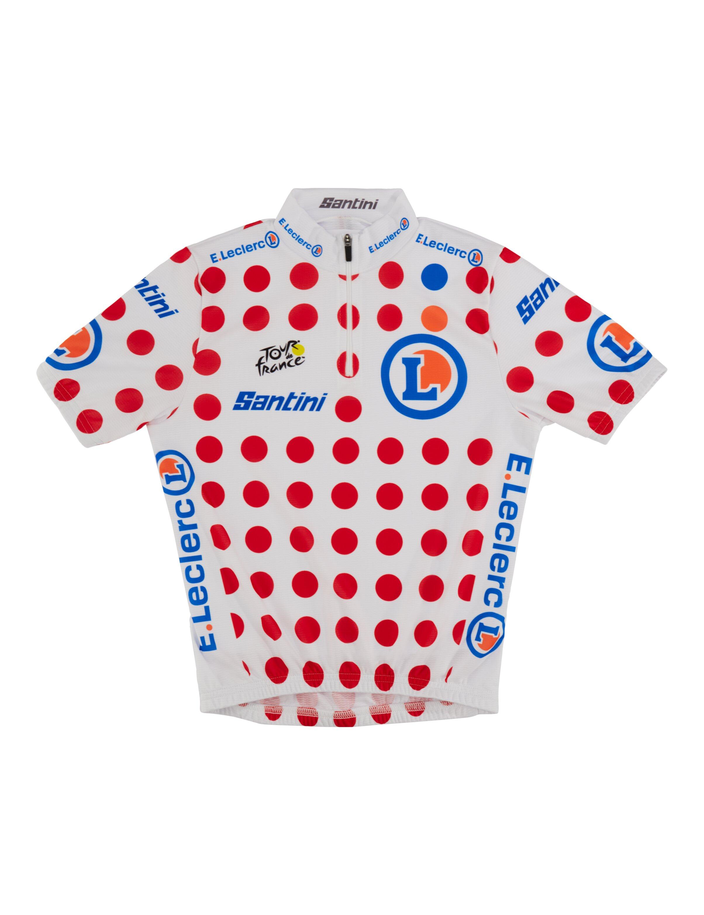 SANTINI Maglia ciclismo pois Santini Tour De France bambino Gran Premio della Montagna