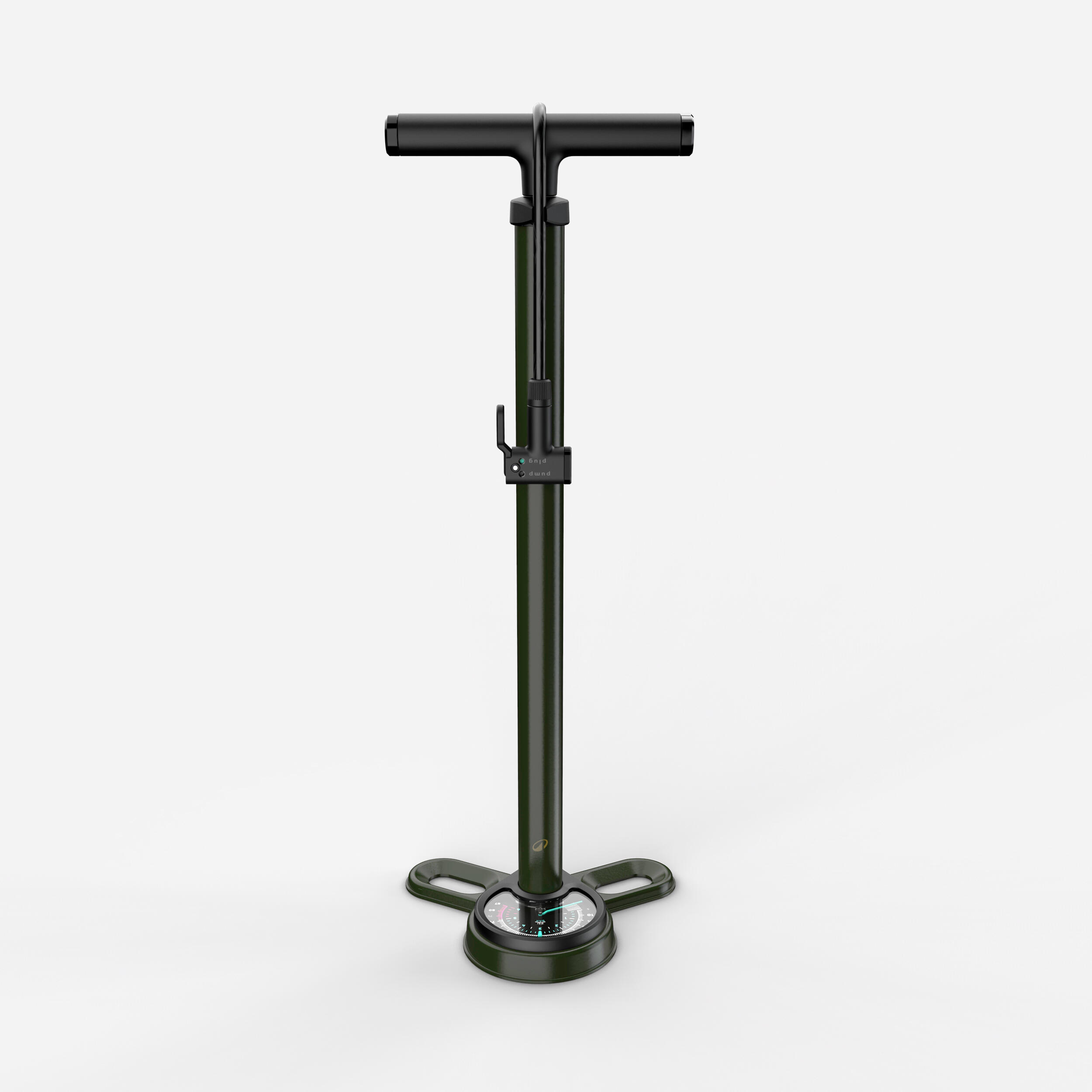 Bicycle Floor Pump 900 MTB GVL High Volume