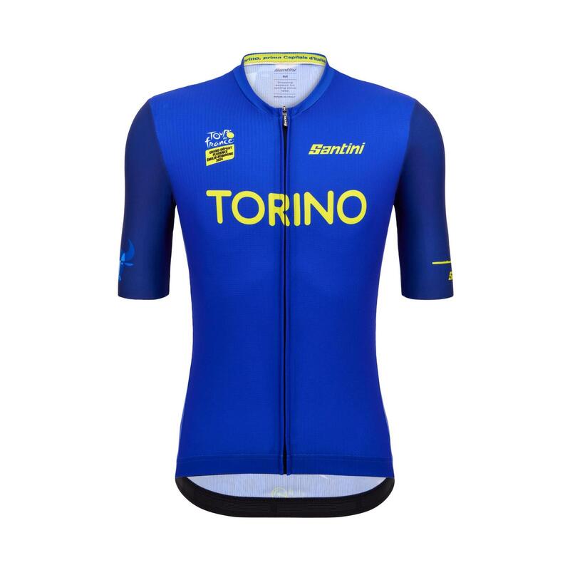 Maglia ciclismo Santini Tappa Torino Ufficiale Tour de France 2024 Grand Depart