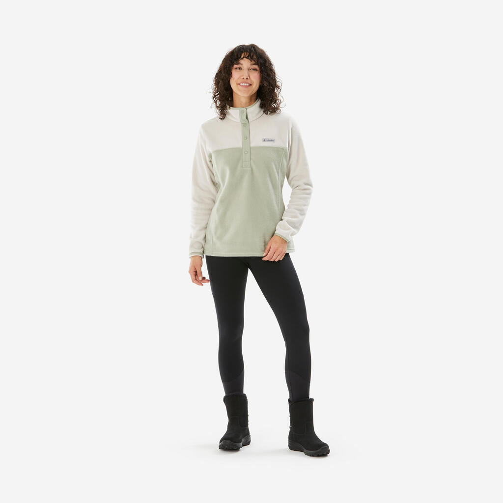 Γυναικεία ζακέτα fleece πεζοπορίας Columbia Benton - Μπεζ